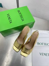 ボッテガヴェネタ靴 BOTTEGA VENETA 2024新作 ノットシリーズメタルヒール、ロープヒール、ダブルストラップサンダル、スクエアトゥスリッパ