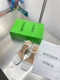 ボッテガヴェネタ靴 BOTTEGA VENETA 2024新作 ノットシリーズメタルヒール、ロープヒール、ダブルストラップサンダル、スクエアトゥスリッパ