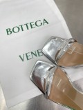 ボッテガヴェネタ靴 BOTTEGA VENETA 2024新作 ノットシリーズメタルヒール、ロープヒール、ダブルストラップサンダル、スクエアトゥスリッパ