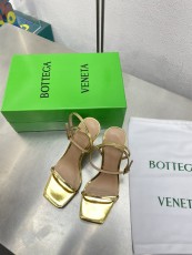 ボッテガヴェネタ靴 BOTTEGA VENETA 2024新作 ノットシリーズメタルヒール、ロープヒール、ダブルストラップサンダル、スクエアトゥスリッパ