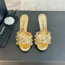シャネル靴 CHANEL 2024新作 スティレットカメリアサンダル