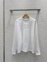 ミュウミュウ 2024FW 初秋新作 定番シンプル長袖Tシャツ