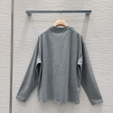 ミュウミュウ 2024FW 初秋新作 定番シンプル長袖Tシャツ