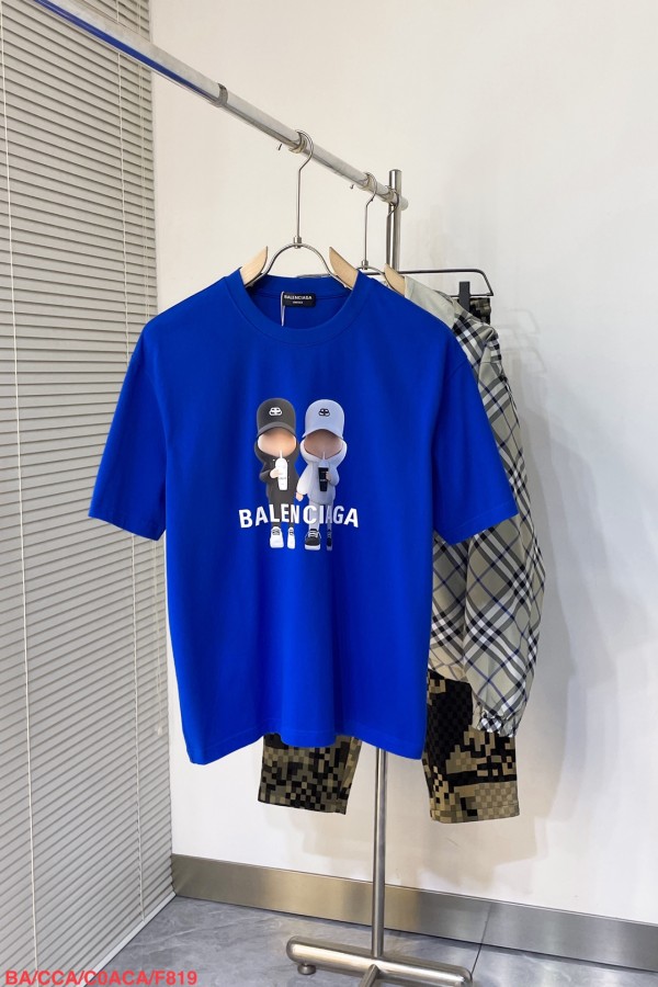 バレンシアガ服 BALENCIAGA 2024年新作 半袖Tシャツ