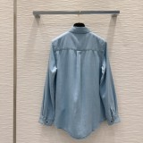 ディオール服 DIOR 2024新作 デニムシャツ