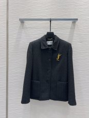 サンローラン服 Yves Saint Laurent 2024新作 クラシックラペルジャケット