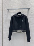 ディオール服 DIOR 2024新作 フード付きショートスウェットシャツ、レギンス、スウェットパンツスーツ