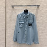 ディオール服 DIOR 2024新作 デニムシャツ