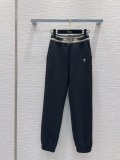 ディオール服 DIOR 2024新作 フード付きショートスウェットシャツ、レギンス、スウェットパンツスーツ