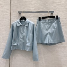 ディオール服 DIOR 2024新作 リネンスーツトップショーツ