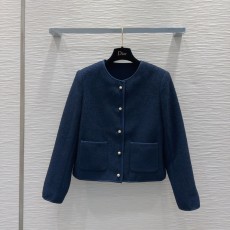 ディオール服 DIOR 2024新作 ラウンドネックの小さなコート