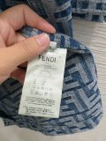 フェンディ服 FENDI 2024新作 デニムトレンチコート