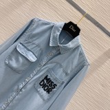 ディオール服 DIOR 2024新作 デニムシャツ