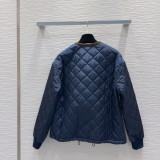 プラダ服 PRADA 2024新作 キルティングクルーネックジャケット