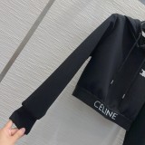 セリーヌ服 CELINE 2024新作 カジュアルなスウェットシャツとパンツのスーツ