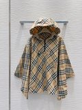 バーバリー服 BURBERRY 2024新作 ケープフード付きコート