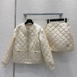 プラダ服 PRADA 2024新作 キルティングクルーネックジャケット