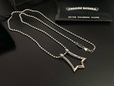 クロムハーツネックレス CHROME HEARTS 2024新作 トライアングルフォークネックレス
