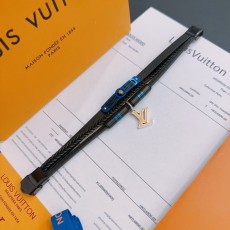 ルイヴィトンブレスレット LOUIS VUITTON 2024新作 革のブレスレット