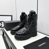 シャネル靴 CHANEL 2024新作 ショートブーツ