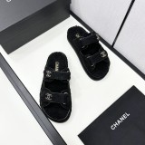 シャネル靴 CHANEL 2024新作 ラムウールモップ