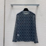 ディオール服 DIOR 2024新作 メッシュボトムシャツ