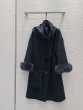 ロエベ服 LOEWE 2024新作 リバーシブルカシミヤコート