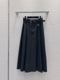 プラダ服 PRADA 2024新作 ロングプリーツスカート