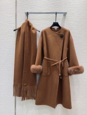 ロエベ服 LOEWE 2024新作 リバーシブルカシミヤコート