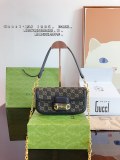 グッチバッグ GUCCI 2024新作 レトロなバゲットバッグ