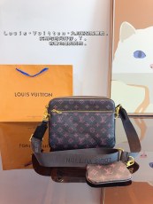 ルイヴィトンバッグ LOUIS VUITTON 2024新作 ポシェットトリオ メンズバッグ スリーインワン ラージバッグ