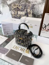 ディオールバッグ DIOR 2024新作 刺繍入りの化粧品バッグ