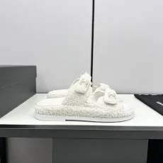 シャネル靴 CHANEL 2024新作 ラムウールモップ
