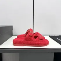 シャネル靴 CHANEL 2024新作 ラムウールモップ