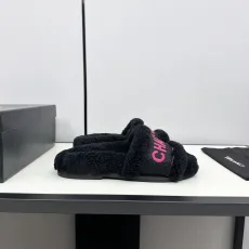 シャネル靴 CHANEL 2024新作 ウールのスリッパ