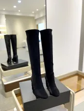 サンローラン靴 Yves Saint Laurent 2024新作 尖ったつま先のハイヒールブーツ