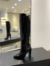サンローラン靴 Yves Saint Laurent 2024新作 ハイヒールブーツ