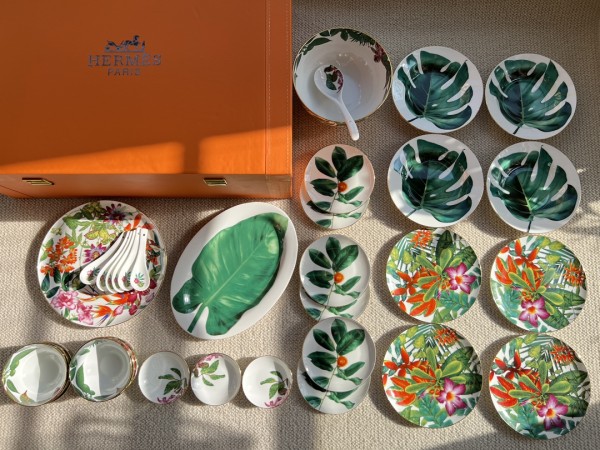 エルメス食器 HERMES 2024新作 ハイボーンチャイナ食器セット