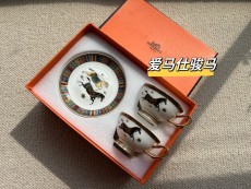 エルメス食器 HERMES 2024新作 ボーンチャイナのカップ＆ソーサーセット