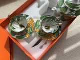 エルメス食器 HERMES 2024新作 ティーセットギフトボックス