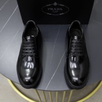 プラダ靴 PRADA 2024新作 ビジネスカジュアル革靴