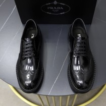 プラダ靴 PRADA 2024新作 ビジネスカジュアル革靴