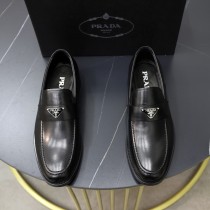 プラダ靴 PRADA 2024新作 ビジネスカジュアル革靴