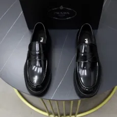 プラダ靴 PRADA 2024新作 ビジネスカジュアル革靴