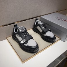 プラダ靴 PRADA 2024新作 メンズカジュアルシューズ