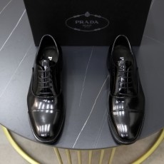 プラダ靴 PRADA 2024新作 ビジネスカジュアル革靴