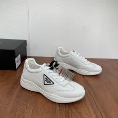 プラダ靴 PRADA 2024新作 フルレザースニーカー