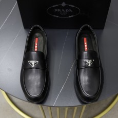 プラダ靴 PRADA 2024新作 ビジネスカジュアル革靴
