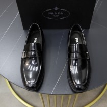 プラダ靴 PRADA 2024新作 ビジネスカジュアル革靴