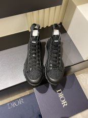 ディオール靴 DIOR 2024新作 ハイトップスニーカー